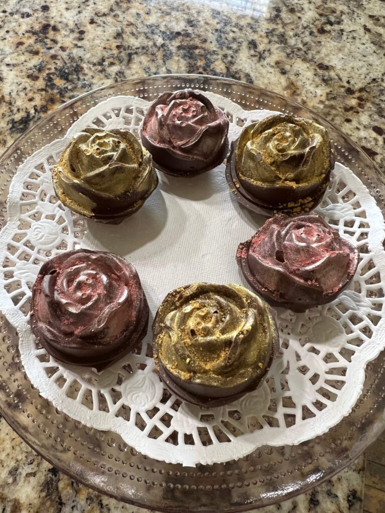 Chocolate Strawberry Rose Blooms image