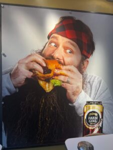 A man eating pizza.